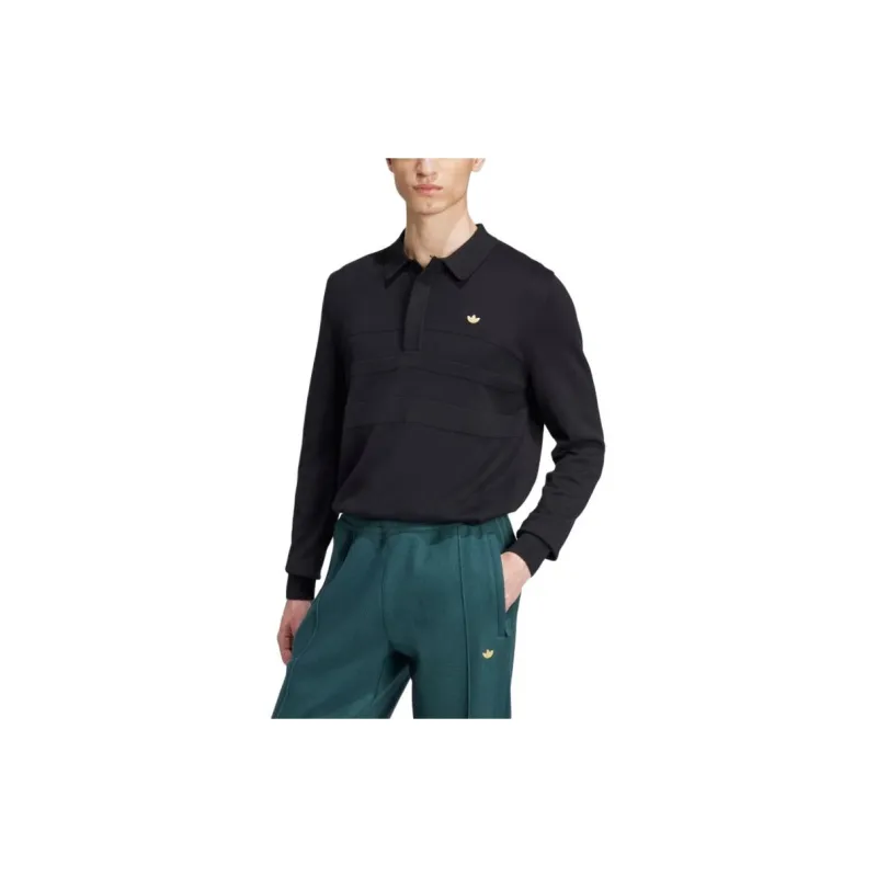 Adidas Originals Premium Polo Shirt Men's Black-1