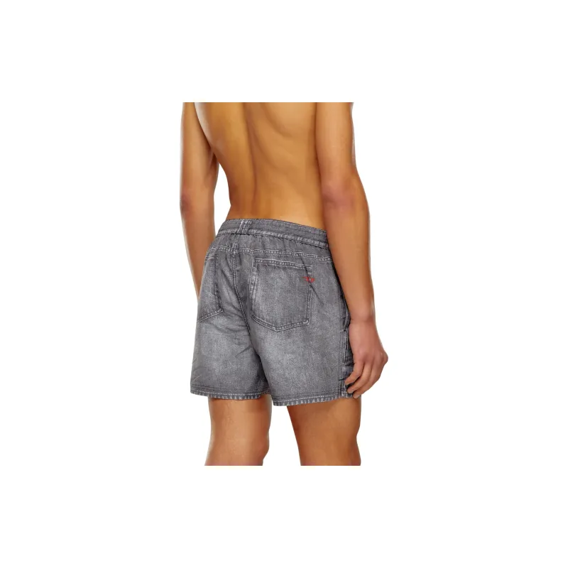 DIESEL Bmbx-Ken-37 Denim Printed Swim Shorts-2