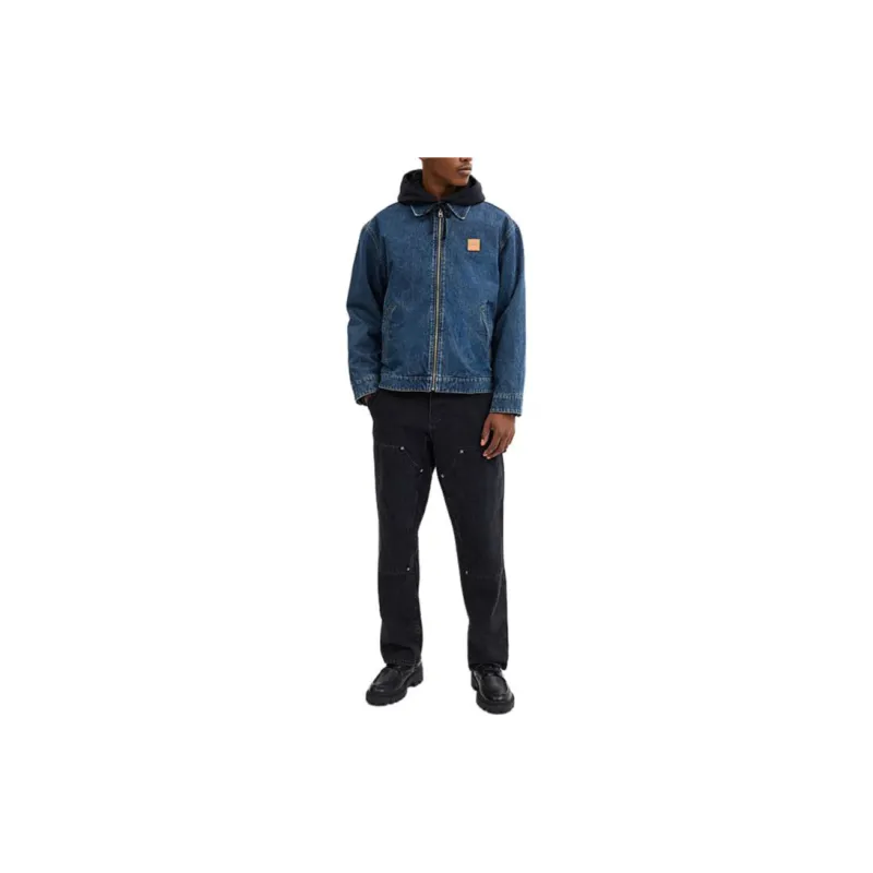COACH FW24 Denim Jacket Men's Dark Color Washable-2