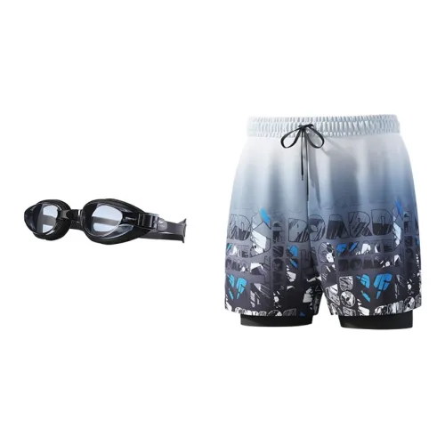 DOUBLEFISH Swimming Sets Polyester Elastane Seaside Pool Beach Hot Spring Men's