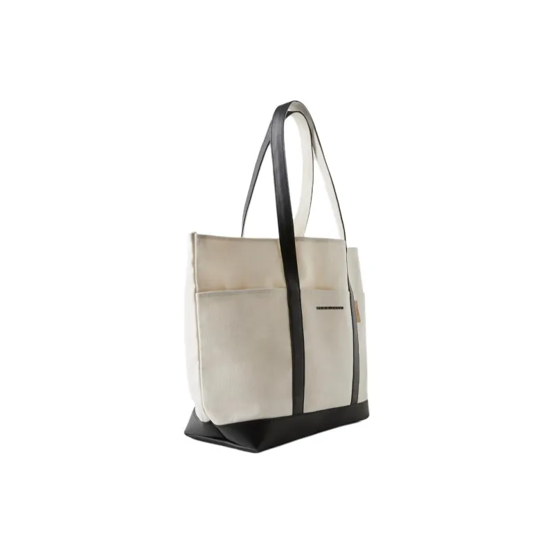 ZARA Cotton Tote Bag Shopping Bag Handbag Kids' White-1