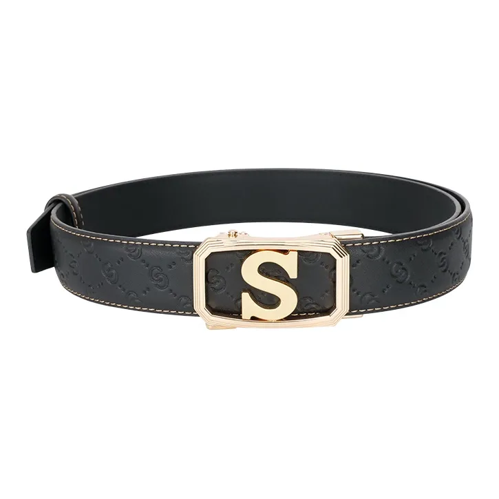 NINE NAIL Cow Leather Genuine Leather Leather Belts Men's Width  3.5cm-7