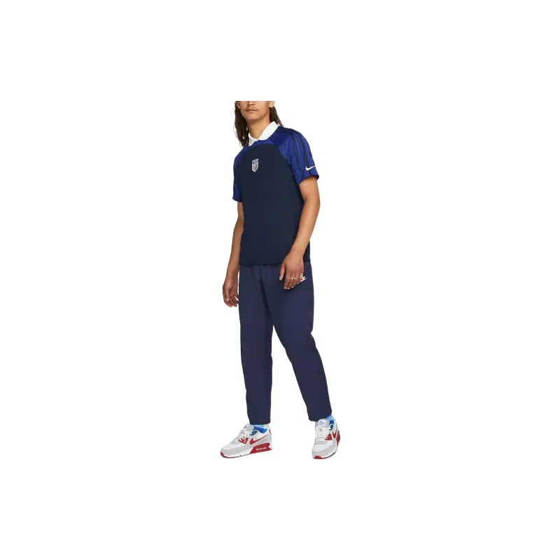 Nike Dri Fit Soccer Jersey Men's Marine Blue-4
