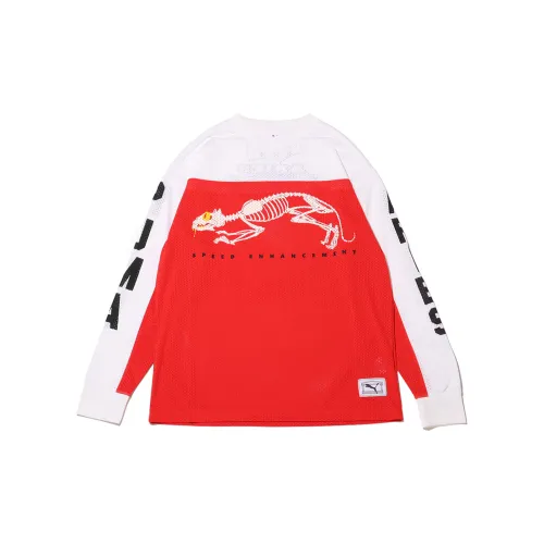 Aries X PUMA DRYCELL T-Shirts Unisex Red/White