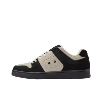 DC Shoes Wear resistant And Lightweight Low Top Skateboard Shoes Men's Beige Black