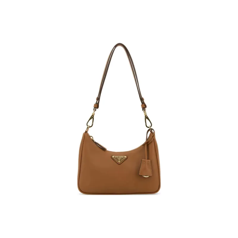 PRADA Cow Leather Crossbody Bag, Shoulder Bag Mini Women's Brown-0