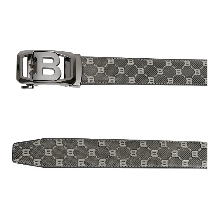 NINE NAIL Cow Leather Genuine Leather Leather Belts Men's Width  3.5cm-3