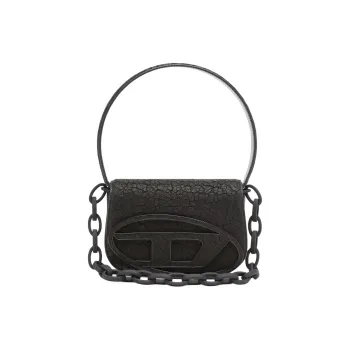 DIESEL 1DR Logo Plaque Shoulder Bag