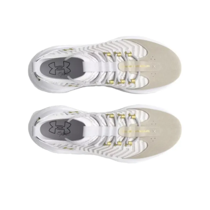 Under Armour Harper Cushioned Slip Resistant Low Top Training Shoes Men's White-3