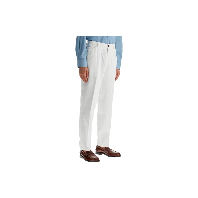 Brunello Cucinelli Leisure Fit Corduroy Trousers-4