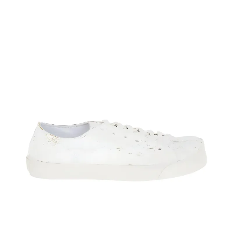 Maison Margiela Low Top Stylish Skateboarding Shoes Men's White-1