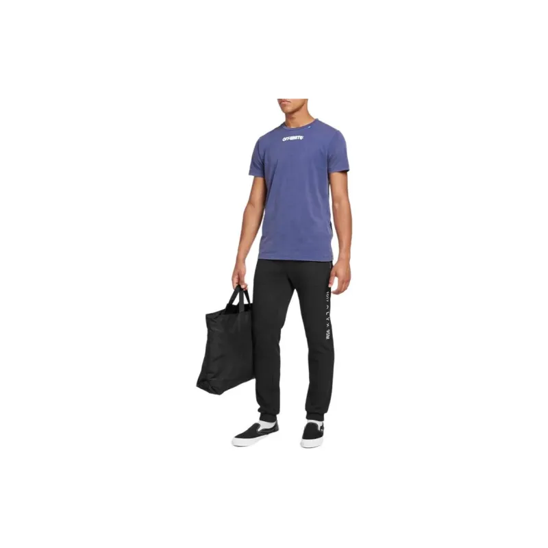 OFF WHITE T Shirt, Regular Fit Men's Blue-1