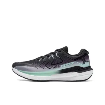 XTEP Wind And Fire Generation 28 Cushioned Slip-Resistant Low-Top Running Shoes Women's Black Green White