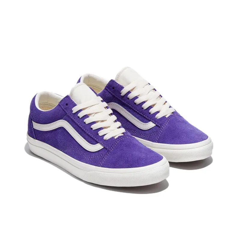 Vans Style 36 Anti Slip Wear Resistant Low Top Skateboard Shoes Unisex Purple-1