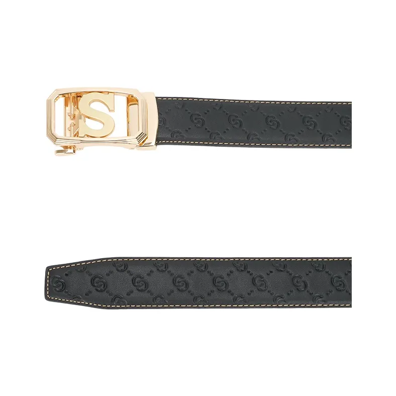 NINE NAIL Cow Leather Genuine Leather Leather Belts Men's Width  3.5cm-8