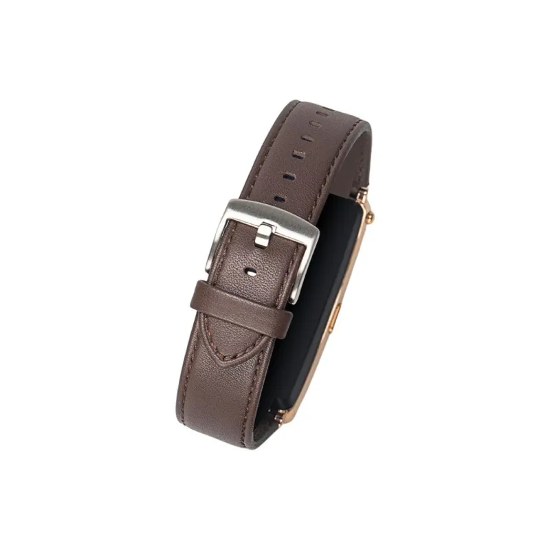 Gangjue Compatible With Huawei Band B7/B6/B3 Huawei Compatibility Watch Band 110MM*75MM Genuine Leather Material-2