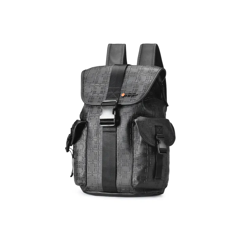 ONRF PVC Backpack Large Size Unisex Black-5