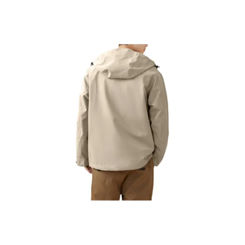 361° Water Resistant Windproof Breathable Windbreaker Jacket Men's Gray Khaki-1