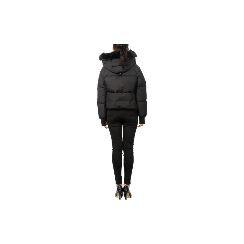 Moose Knuckles Buttoned Hooded Bomber Jacket-4