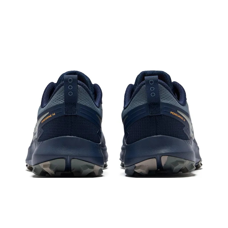 Saucony Low Top Running Shoes Men's Dark Gray Blue-4