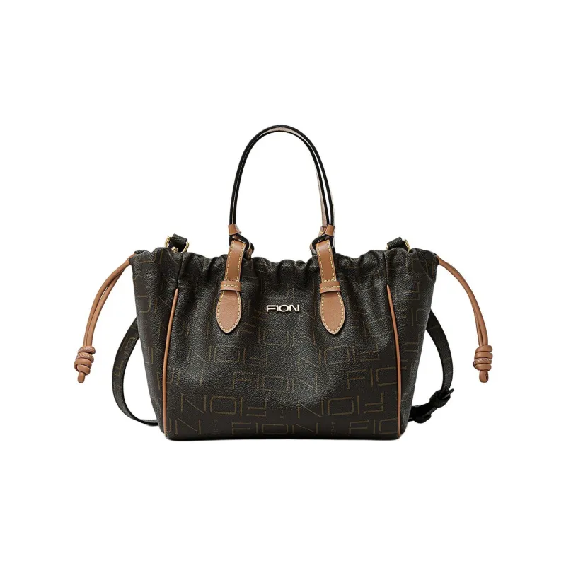 FION Artificial Leather Crossbody Bag, Shoulder Bag Women's Coffee/Tea Brown-0