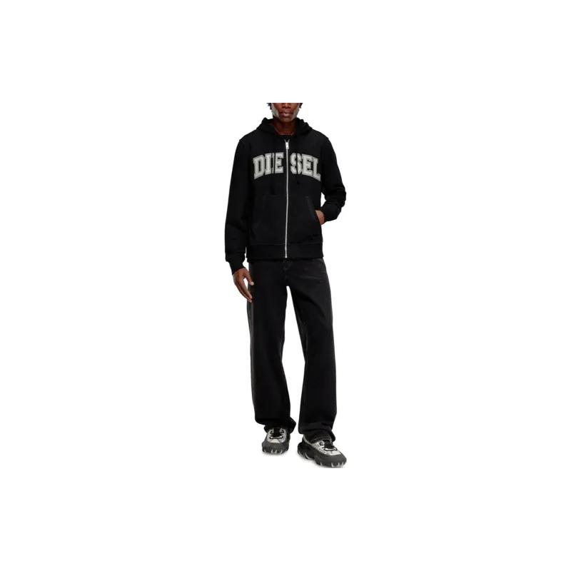 DIESEL S Ginn Hood Zip K12 Hoodie-1