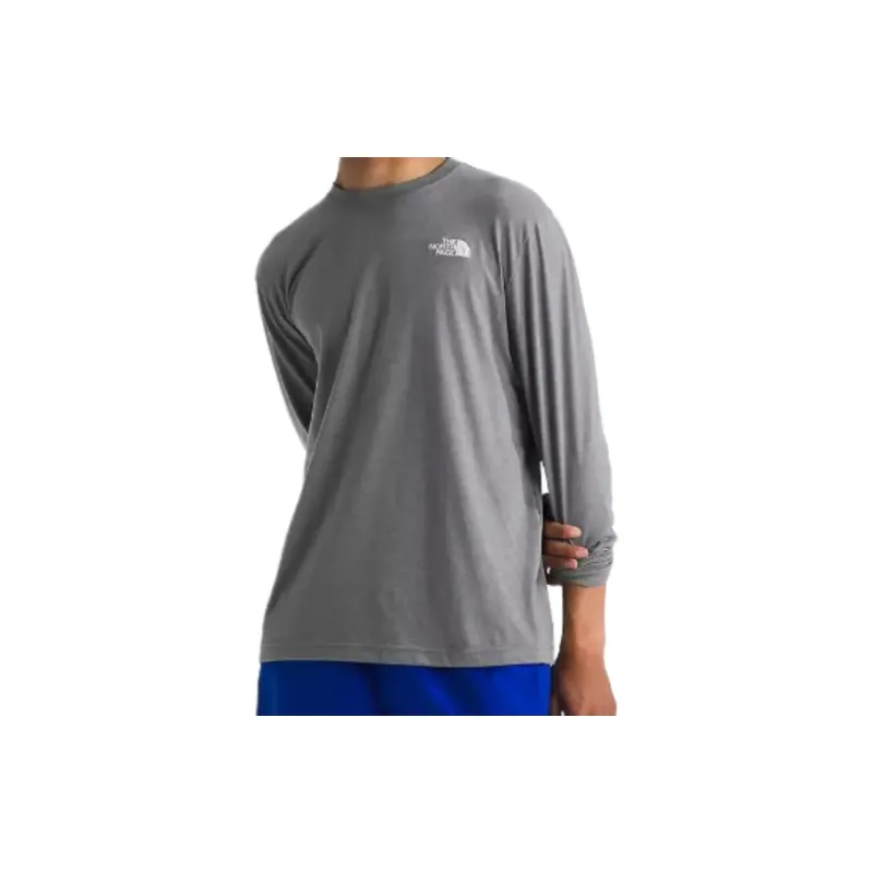 THE NORTH FACE Men's Long Sleeve Evolution Tee T Shirt Men's Medium Gray-1