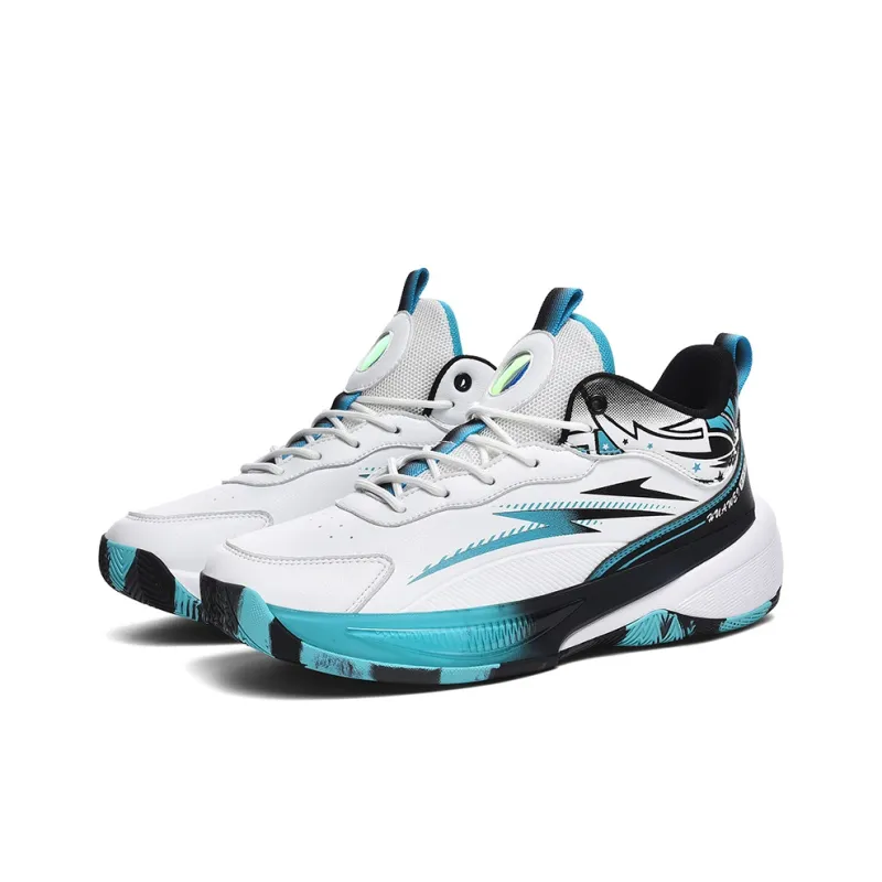 AMICNIEGD Breathable Slip-Resistant Cushioning Low-Top Basketball Shoes Men's-2