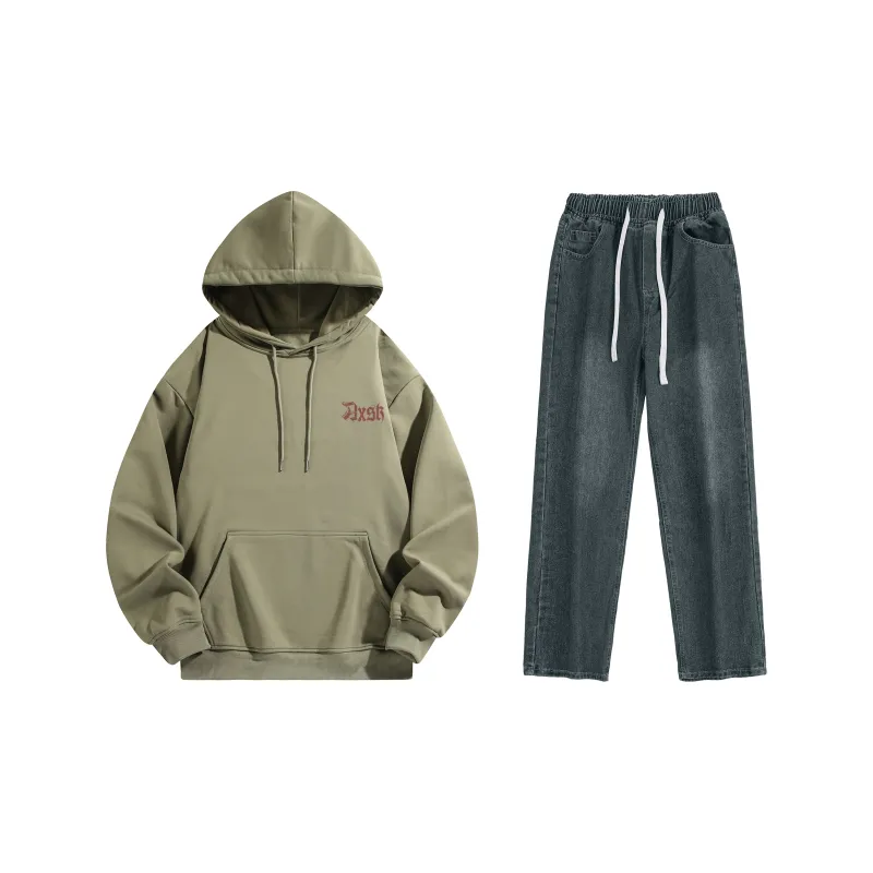 A.X.S.K Sweatshirt Sets Unisex-267