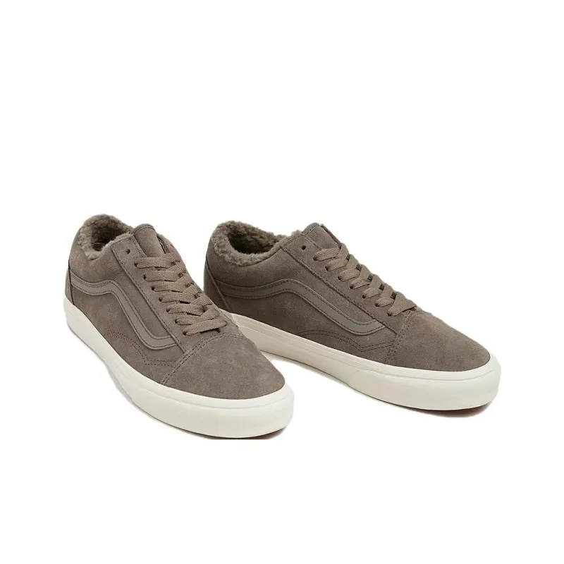 Vans Old Skool Anti-Slip Wear-Resistant Low-Top Skateboard Shoes Unisex Brown-2