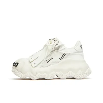 KEDDO Paint Is Not Dry Wear Resistant Low Top Chunky Sneakers Unisex