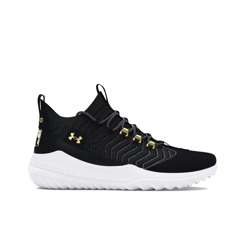 Under Armour Harper Anti Slip Wear Resistant Mid Top Training Shoes Men's Black-1