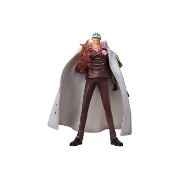 BANDAI Sakaske Red Dog Figuarts Zero One Piece Red Doggy Commander Scale Figures 20cm