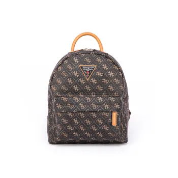 GUESS PU Versatile Commute Preppy Style Backpack Regular Women's Black