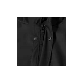 Rains Drawstring Long Sleeved Hooded Coat