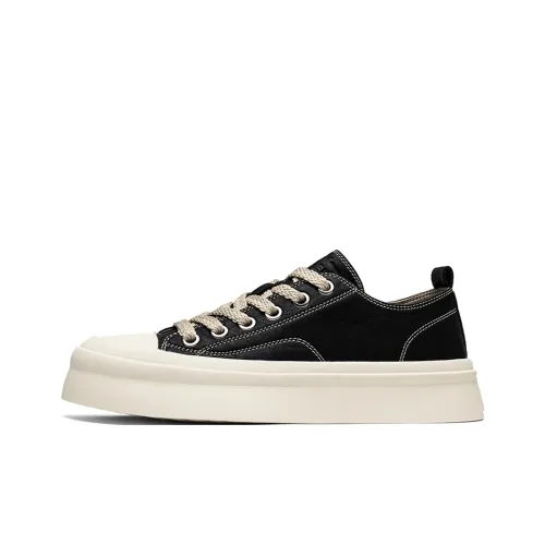 GERTOP Anti Slip And Wear Resistant Balance Lightweight Support Height Increasing Low Top Skateboard Shoes Men's