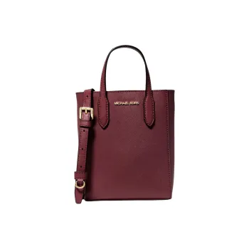 MICHAEL KORS Cow Leather Shoulder Bag, Crossbody Bag, Handbag Mini Women's Dark Red