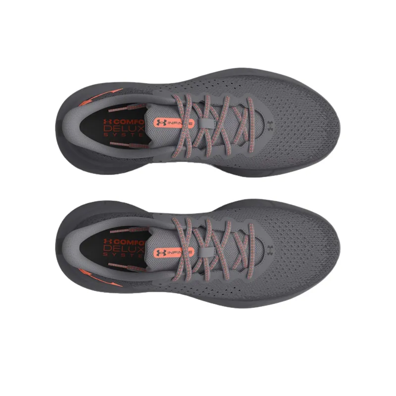 Under Armour Slip Resistant And Breathable Low Top Running Shoes Men's Gray-4