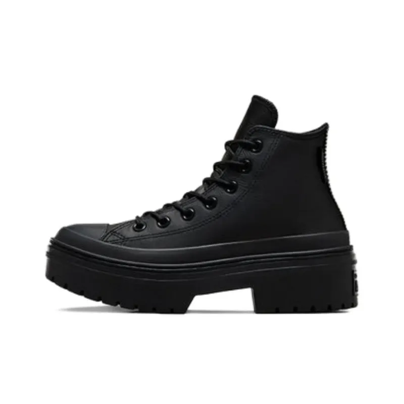 Converse Women's Chuck Taylor All Star Lugged Heel Platform Waterproof High 'Triple Black' Women's-0