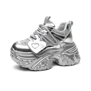 Shoe Cabinet Floral Language Low Top Chunky Sneakers Women's