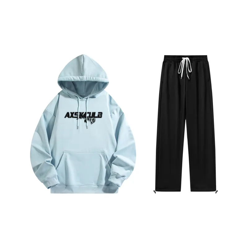 A.X.S.K Sweatshirt Sets Unisex-71