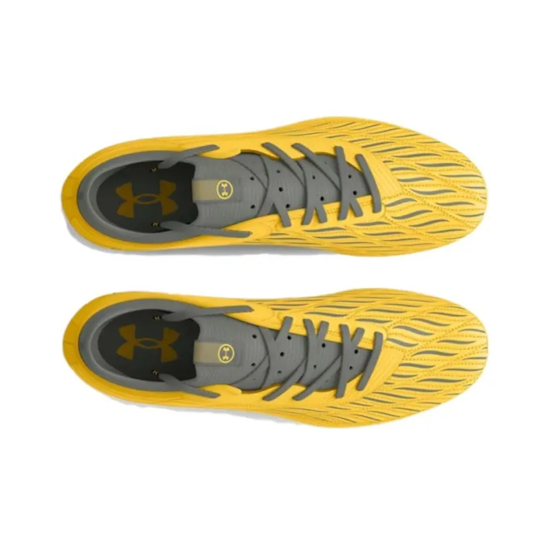 Under Armour Magnetico Select 4 Anti Slip Wear Resistant Soccer Shoes Unisex Yellow-3