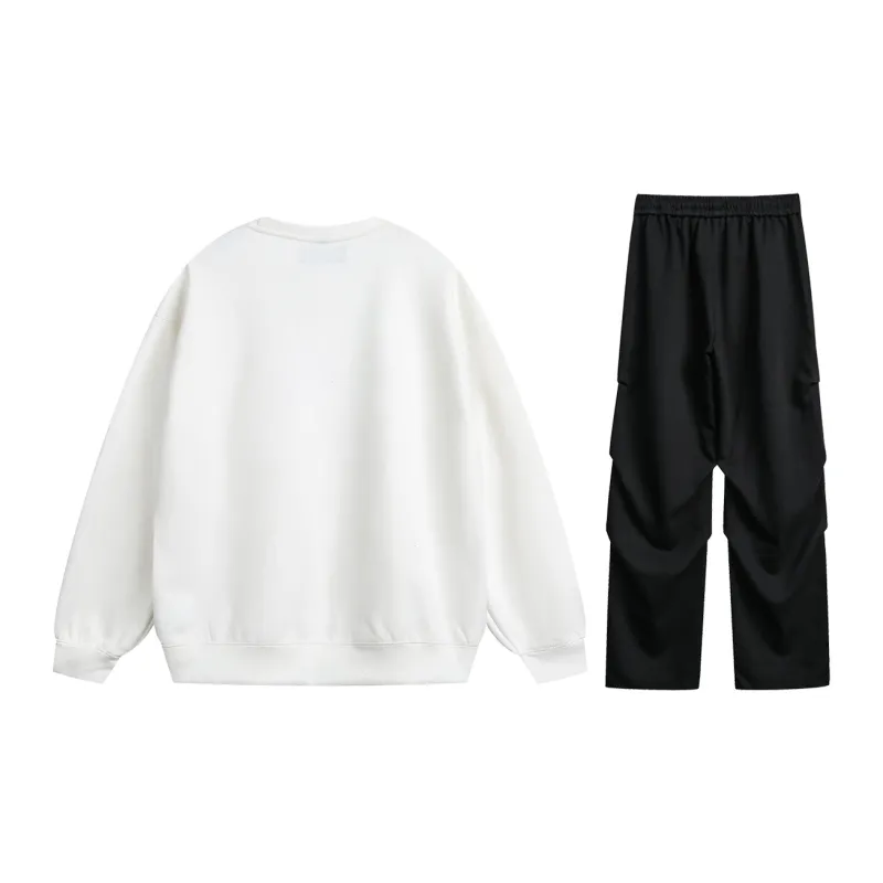 MEIPIN TANG Sweatshirt Set Unisex-1