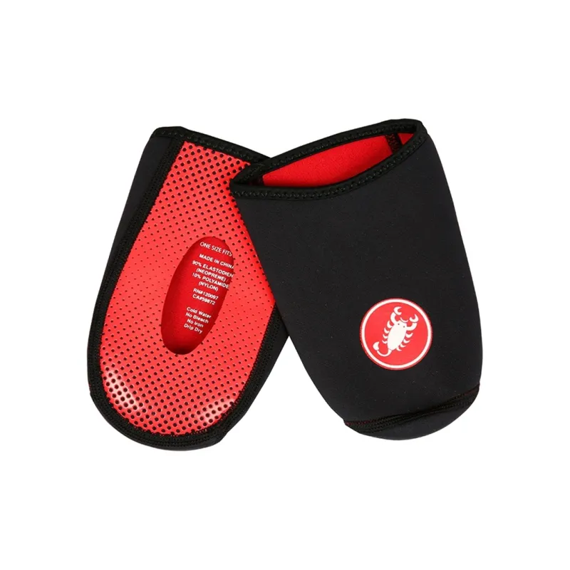 CASTELLI Riding Equipment Shoe Head Cover Unisex Elastodiene, Nylon Black-4