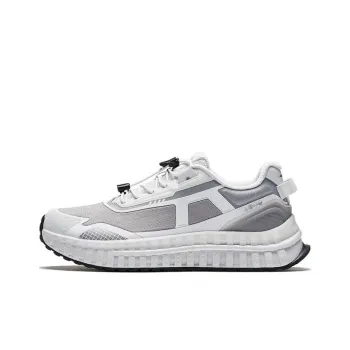 Anta Variety Training Collection Wear Resistant Slip Resistant Cushioning Low Top Training Shoes Men's White Gray