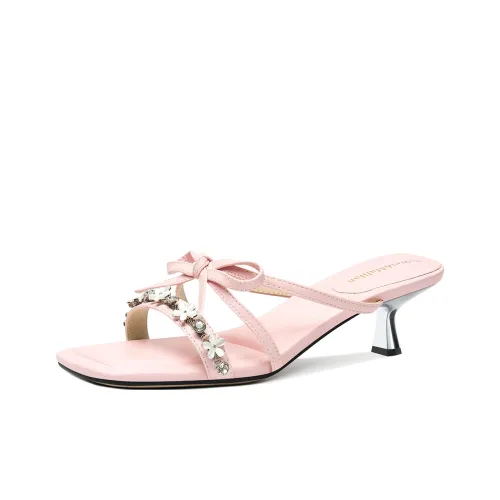 Lily Wei Slide Slippers Women's Pink