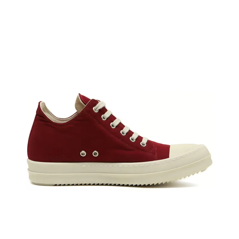 Rick Owens DRKSHDW Low Top Stylish Skateboarding Shoes Women's Red-1