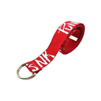 JONNY MOORE Alloy Leather Belts Unisex 3.8cm