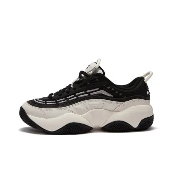 FILA FUSION FIRE Flame Shoes Slip Resistant Balance Low Top Vintage Basketball Shoes Women's Black White