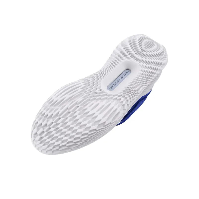Under Armour Anti Slip Wear Resistant Low Top Basketball Shoes Unisex Royal Blue-4